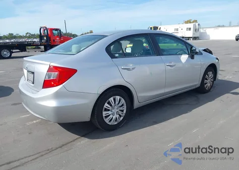 2012 Honda Civic Lx from USA, damaged, VIN 19XFB2F55CE072729
